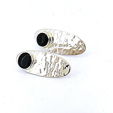 Arete De Plata Óvalo