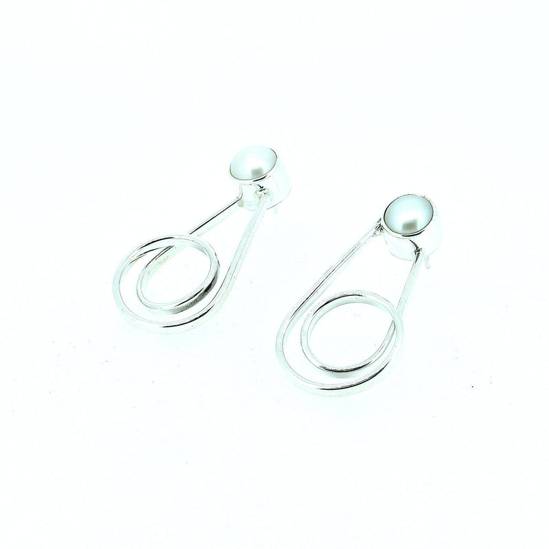 Arete Gota Garabato con Perla-Aretes-Plarte