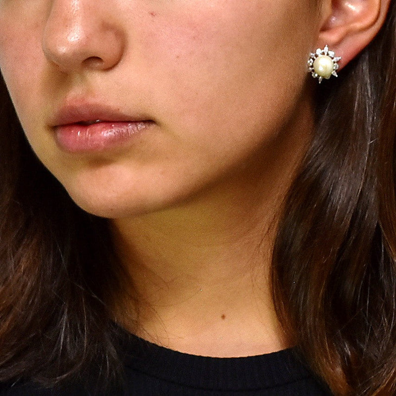 Aretes De Plata Con Perla Y Circonia-Aretes-Plarte