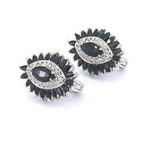 Aretes De Plata Con Piedras Preciosas