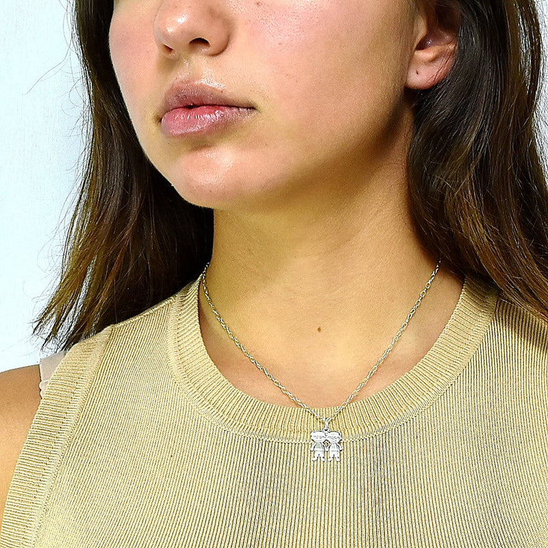 Dije de Plata Par Niños-Dije-Plarte